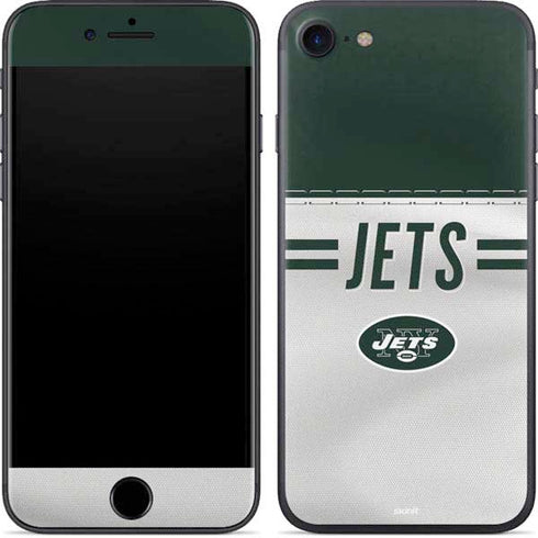 NFL New York Jets White Striped iPhone 7 Skin