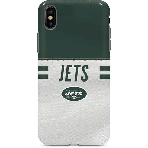 NFL New York Jets White Striped iPhone 8 Pro Case
