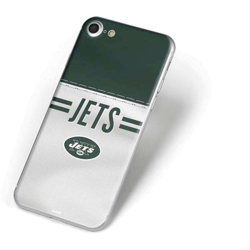 NFL New York Jets White Striped iPhone 8 Skin