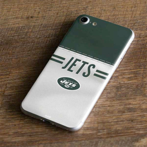 NFL New York Jets White Striped iPhone 8 Skin