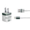 NFL New York Jets White Striped iPhone Charger (5W USB) Skin