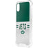 NFL New York Jets White Striped iPhone XS Clear Case