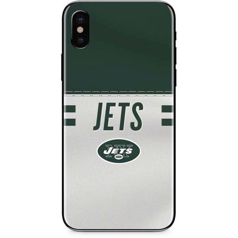 NFL New York Jets White Striped iPhone XS Max Skin