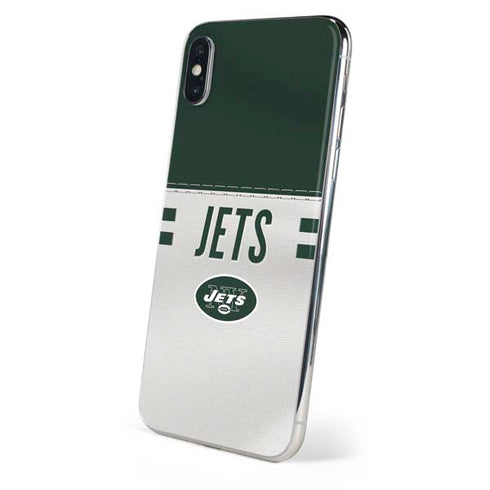 NFL New York Jets White Striped iPhone XS Max Skin