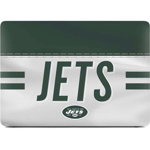 NFL New York Jets White Striped Apple MacBook Air Skin