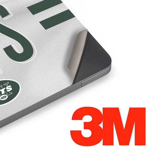 NFL New York Jets White Striped Apple MacBook Air Skin