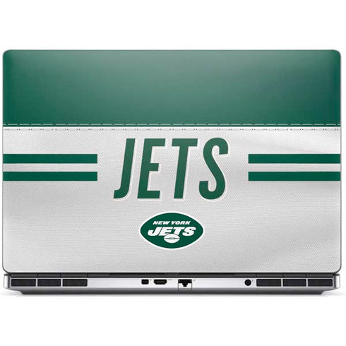NFL New York Jets White Striped Dell Precision Skin