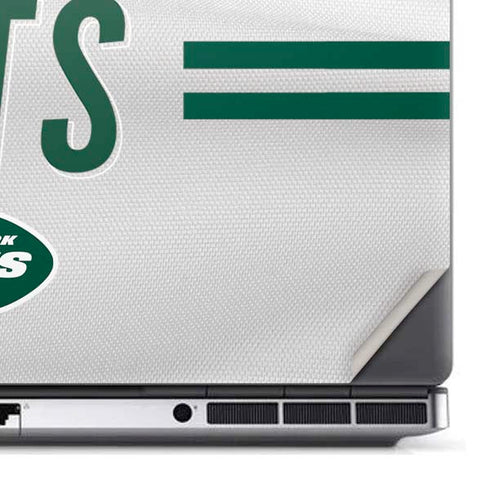 NFL New York Jets White Striped Dell Precision Skin