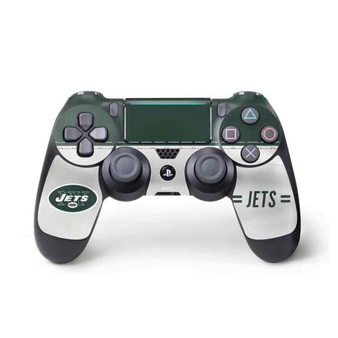 NFL New York Jets White Striped PS4 Pro/Slim Controller Skin