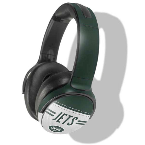 NFL New York Jets White Striped Skullcandy Venue Skin