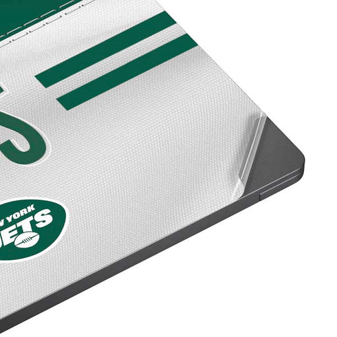NFL New York Jets White Striped Surface Laptop 7 13.8in Skin