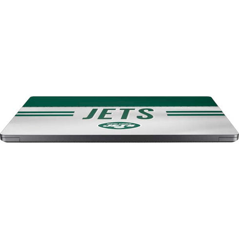 NFL New York Jets White Striped Surface Laptop 7 15in Skin