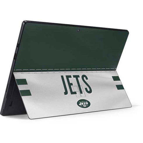NFL New York Jets White Striped Surface Pro 6 Skin