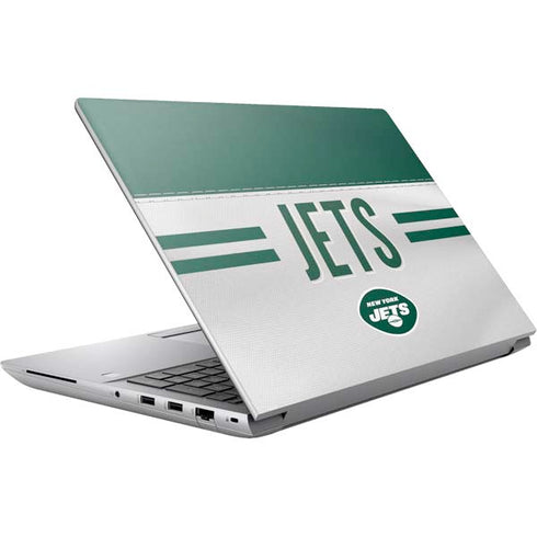 NFL New York Jets White Striped HP ZBook Fury 16 G10 Skin