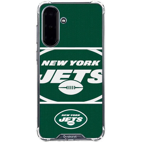 NFL New York Jets Zone Block Galaxy A36 5G Clear Case