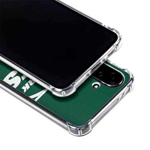 NFL New York Jets Zone Block Galaxy A36 5G Clear Case