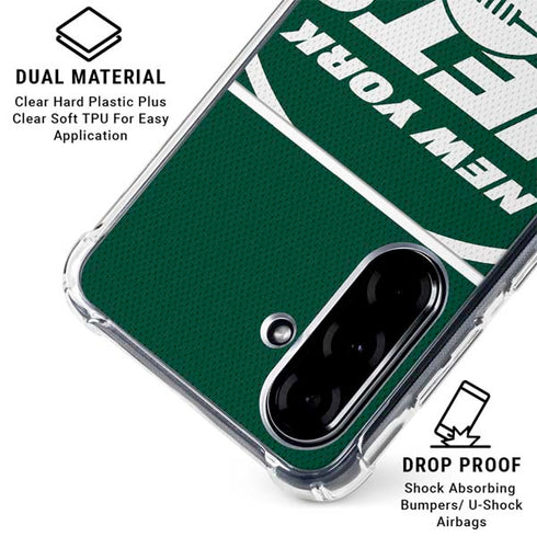NFL New York Jets Zone Block Galaxy A36 5G Clear Case