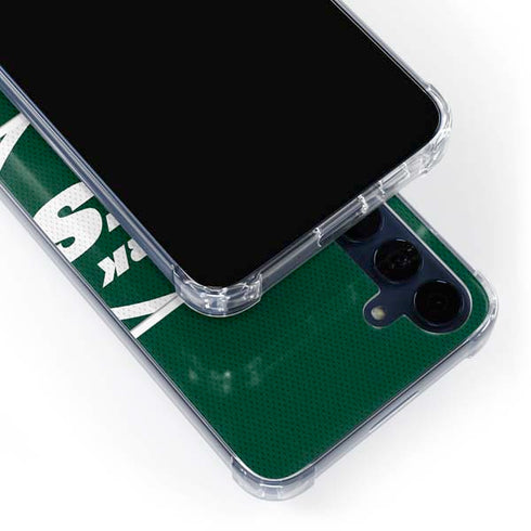 NFL New York Jets Zone Block Galaxy A55 5G Clear Case
