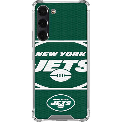 NFL New York Jets Zone Block Galaxy S24 FE Clear Case