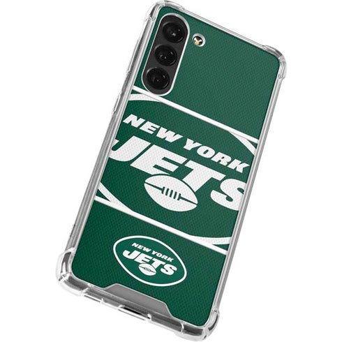 NFL New York Jets Zone Block Galaxy S24 FE Clear Case