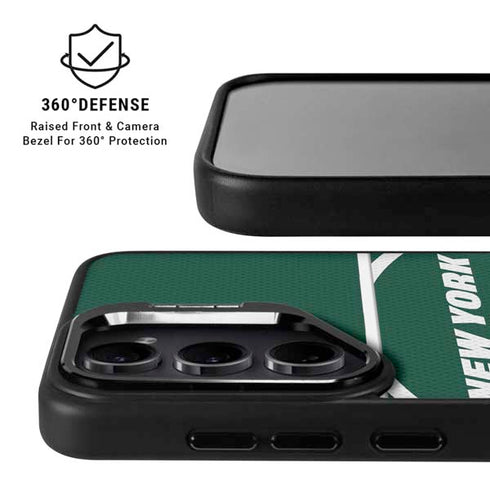 NFL New York Jets Zone Block Galaxy S25 Kickstand Case