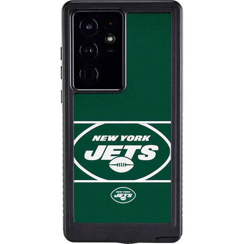 NFL New York Jets Zone Block Galaxy S24 Ultra Waterproof Case