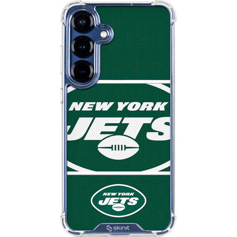 NFL New York Jets Zone Block Galaxy S25 Plus Clear Case