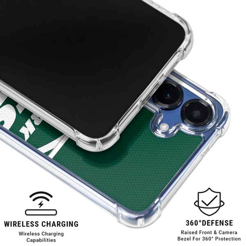 NFL New York Jets Zone Block Galaxy S25 Plus Clear Case