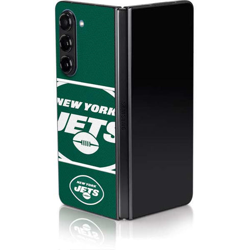 NFL New York Jets Zone Block Galaxy Z Fold5 5G Skin
