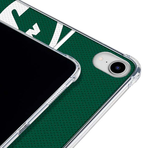 NFL New York Jets Zone Block iPad 11th Gen (2025) Clear Case