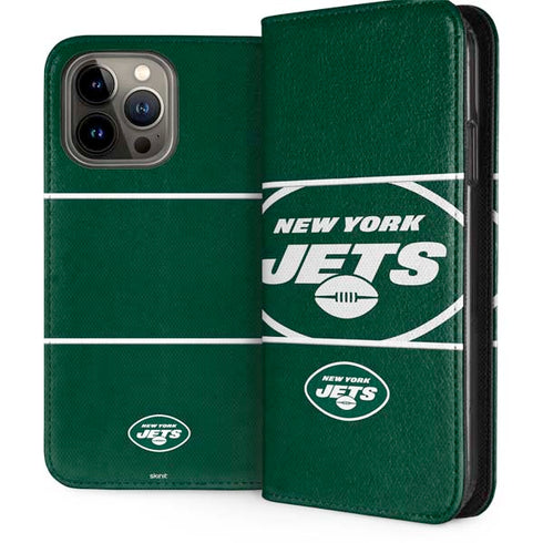 NFL New York Jets Zone Block iPhone 13 Pro Max Folio Case