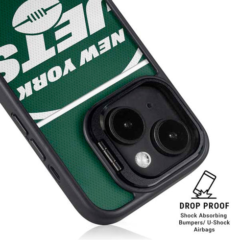 NFL New York Jets Zone Block iPhone 14 Kickstand Case