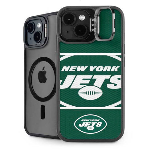 NFL New York Jets Zone Block iPhone 14 Plus Kickstand Case