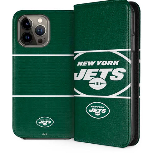NFL New York Jets Zone Block iPhone 14 Pro Max Folio Case