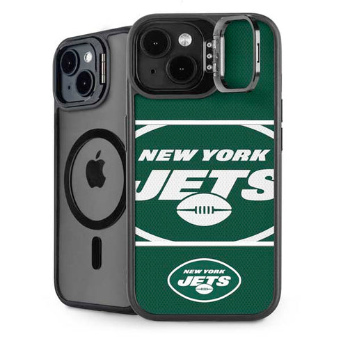 NFL New York Jets Zone Block iPhone 15 Kickstand Case
