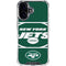 NFL New York Jets Zone Block iPhone 16 Clear Case