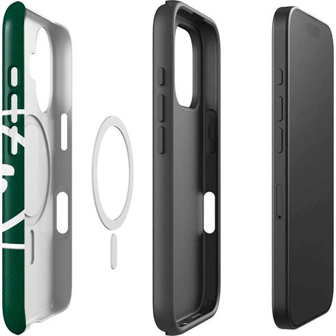 NFL New York Jets Zone Block iPhone 16 Magsafe Impact Case