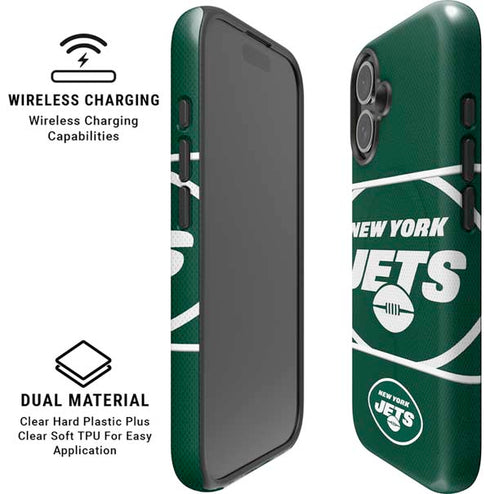 NFL New York Jets Zone Block iPhone 16 Magsafe Impact Case