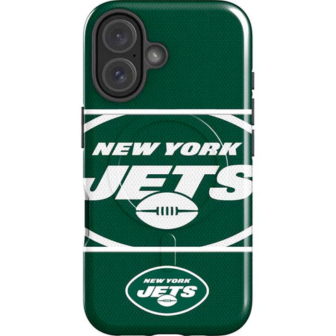 NFL New York Jets Zone Block iPhone 16 Plus Magsafe Impact Case
