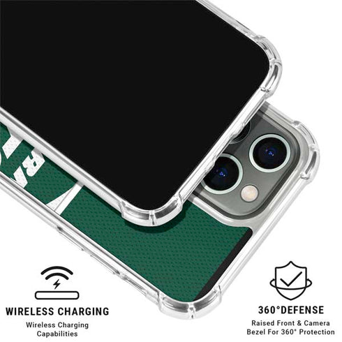 NFL New York Jets Zone Block iPhone 16 Pro Clear Case