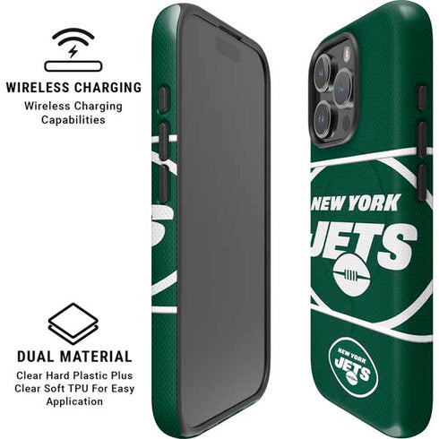 NFL New York Jets Zone Block iPhone 16 Pro Magsafe Impact Case