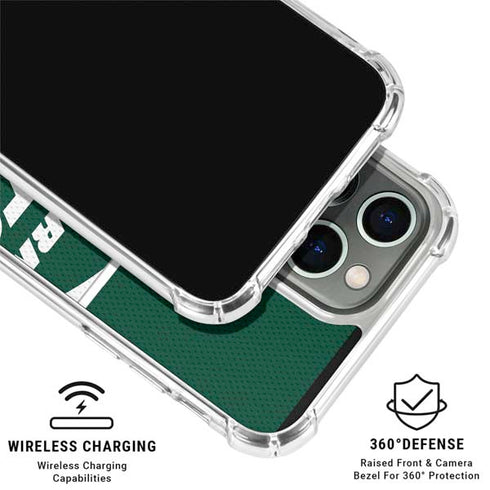 NFL New York Jets Zone Block iPhone 16 Pro Max Clear Case