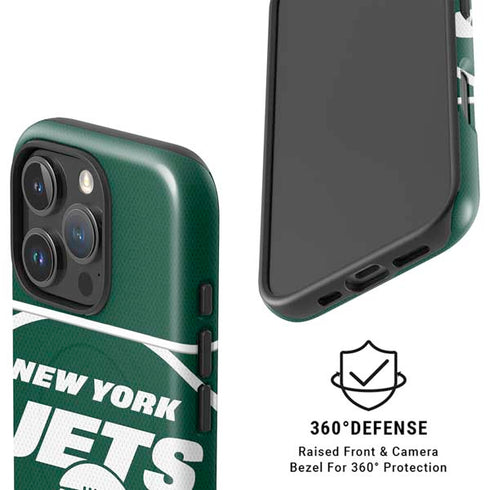 NFL New York Jets Zone Block iPhone 16 Pro Max Magsafe Impact Case