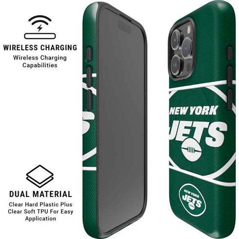 NFL New York Jets Zone Block iPhone 16 Pro Max Magsafe Impact Case