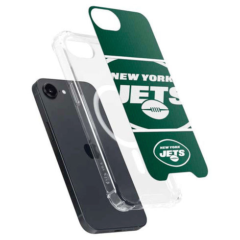 NFL New York Jets Zone Block iPhone 16e MagSafe Case