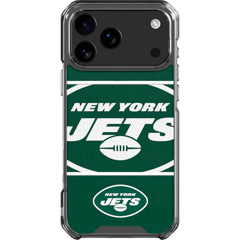 NFL New York Jets Zone Block iPhone 18 Pro Max Clear Case