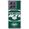 NFL New York Jets Zone Block Moto G 5G (2025) Clear Case