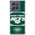 NFL New York Jets Zone Block Moto G 5G (2025) Clear Case