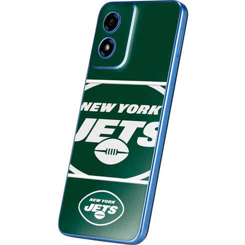 NFL New York Jets Zone Block Moto G Play 4G (2024) Skin