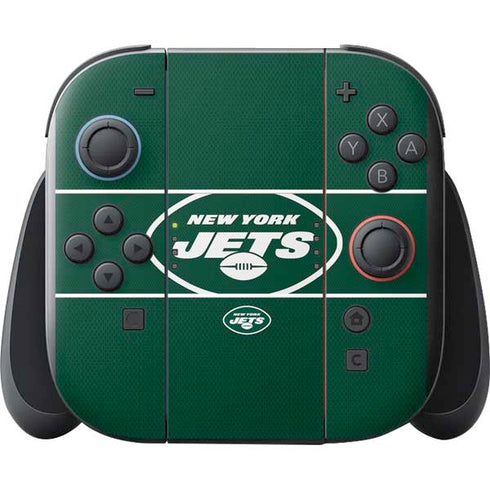 NFL New York Jets Zone Block Nintendo Switch 2 (2025) with Joy-Con Skin